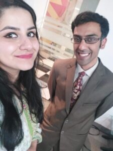 Syed Ommer Amer and Sidra Amin