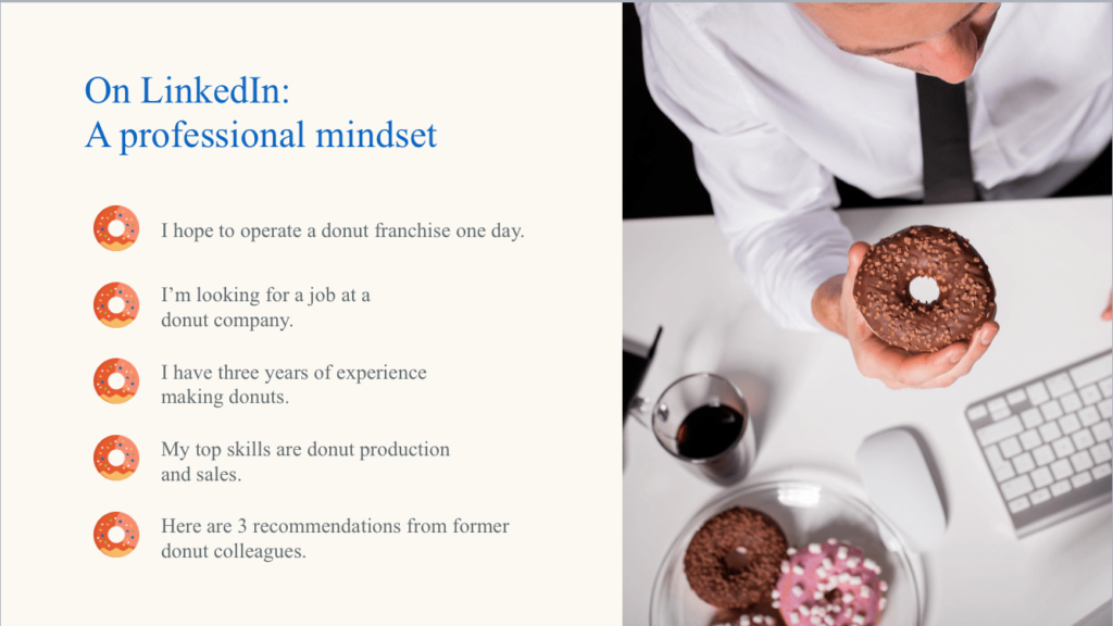 example of linked in 