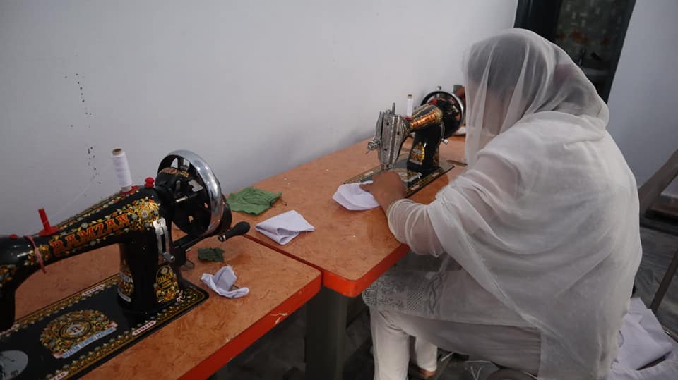 Stitching Center at KhudKaar House