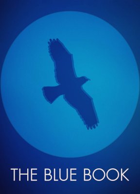 Cover of The Blue Book- Emotional Poetry Book About Life