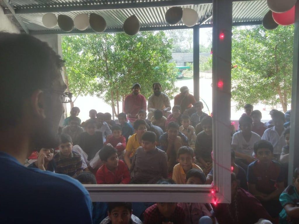 Stroy telling session with Al-Huda